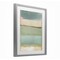 Stupell Industries Abstract Aqua Gradients Framed Print Under Glass, design by Caroline Gold